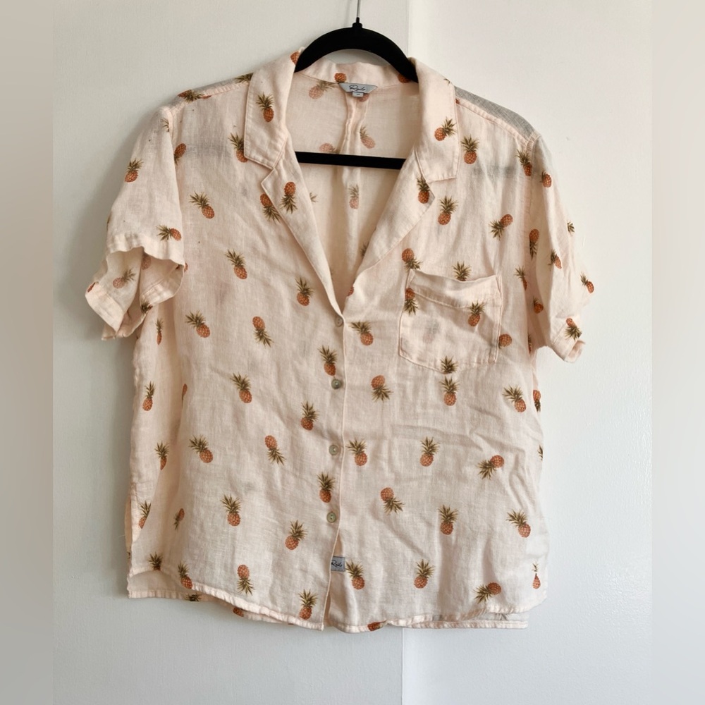 Rails linen camp shirt M